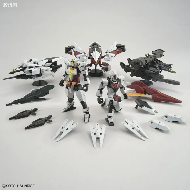 钢普拉Build 综合 其他限定版 HGBD:R 核心高达&核心高达II 核心转换套装(真实配色) - 图片