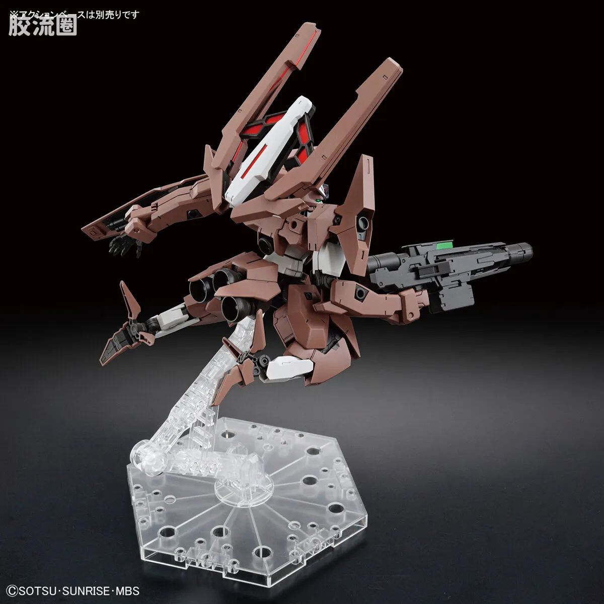 HG高达水星的魔女拼装模型 HG 普通版 18 EDM-GA-02 索恩魔灵高达 - 图片