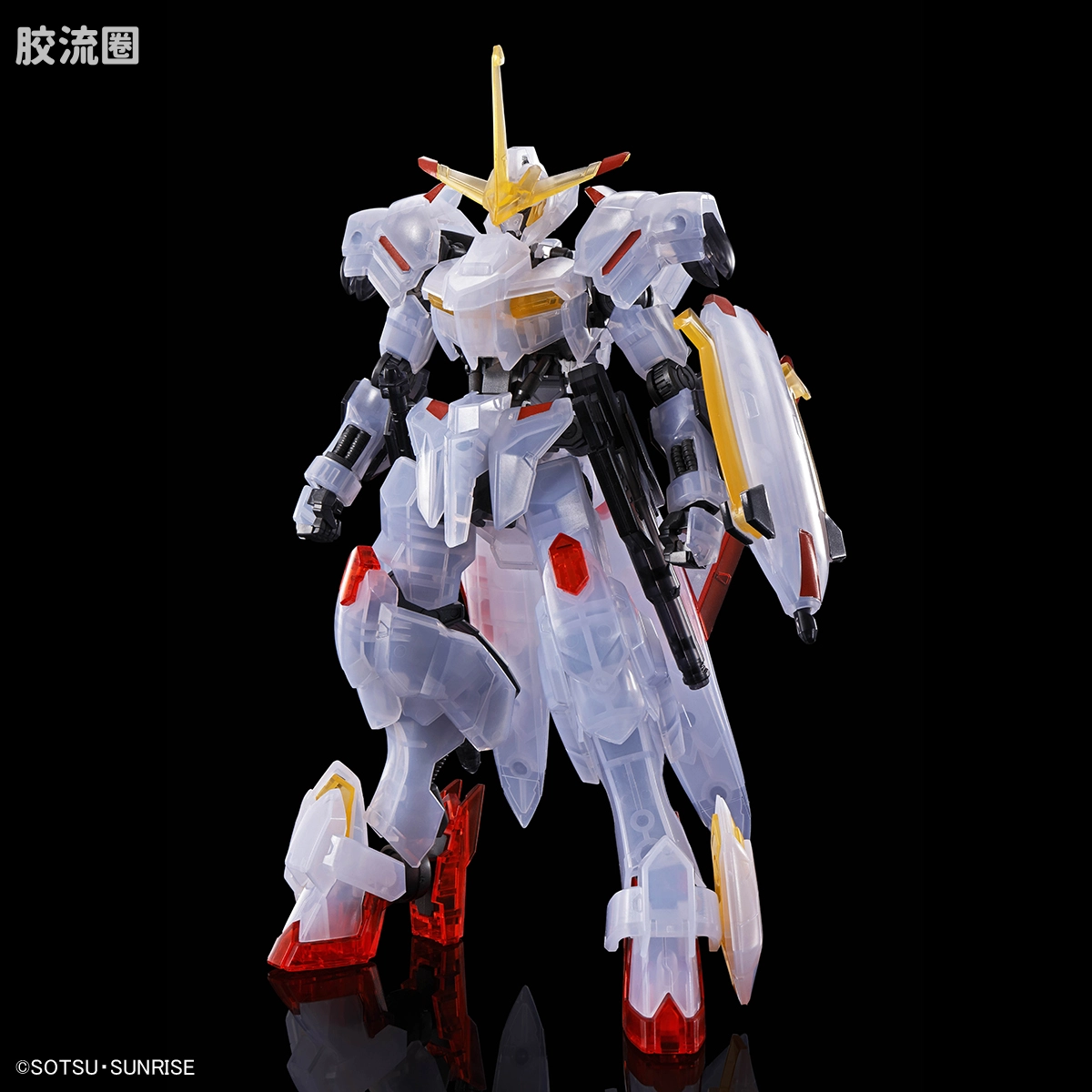 高达铁血的奥尔芬斯 HG 1/144 其他限定版 高达端白星[彩色透明版] - 图片