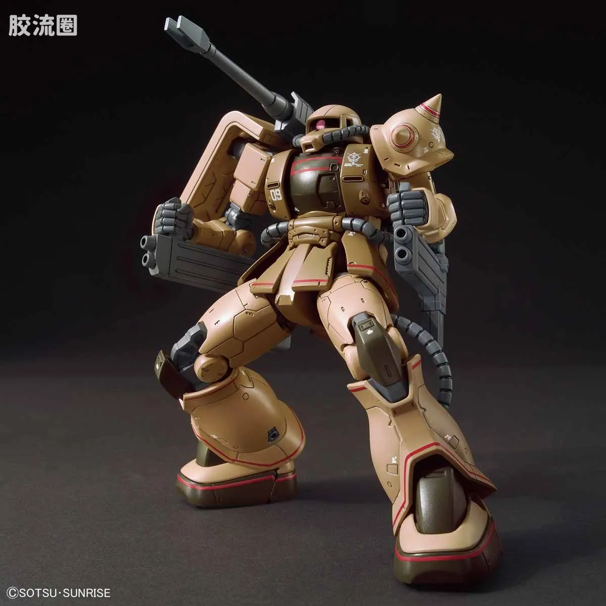 HG 高达The Origin 普通版 MS-06CK 扎古半加农型 - 图片