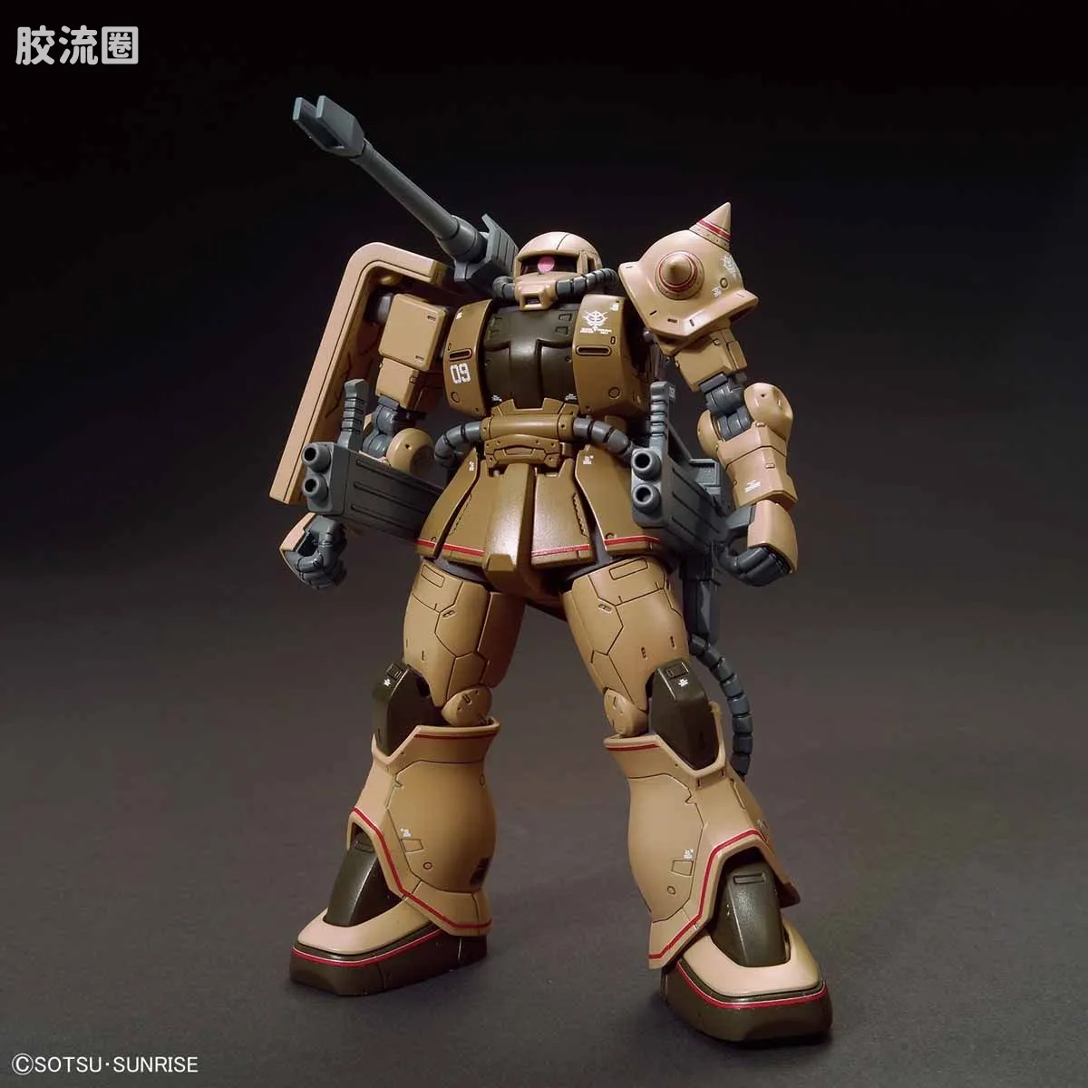 HG 高达The Origin 普通版 MS-06CK 扎古半加农型 - 图片