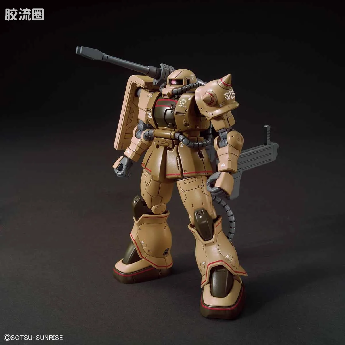 HG 高达The Origin 普通版 MS-06CK 扎古半加农型 - 图片
