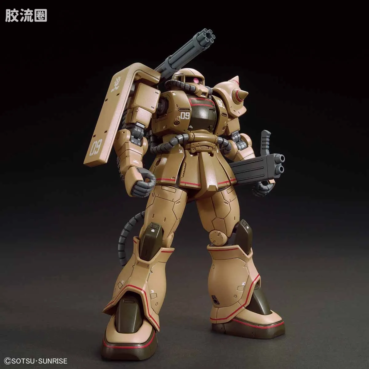 HG 高达The Origin 普通版 MS-06CK 扎古半加农型 - 图片