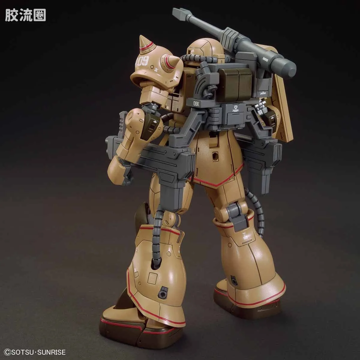 HG 高达The Origin 普通版 MS-06CK 扎古半加农型 - 图片