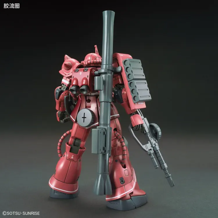 HG 高达The Origin 普通版 MS-06S 夏亚专用扎古II 红色彗星Ver. - 图片