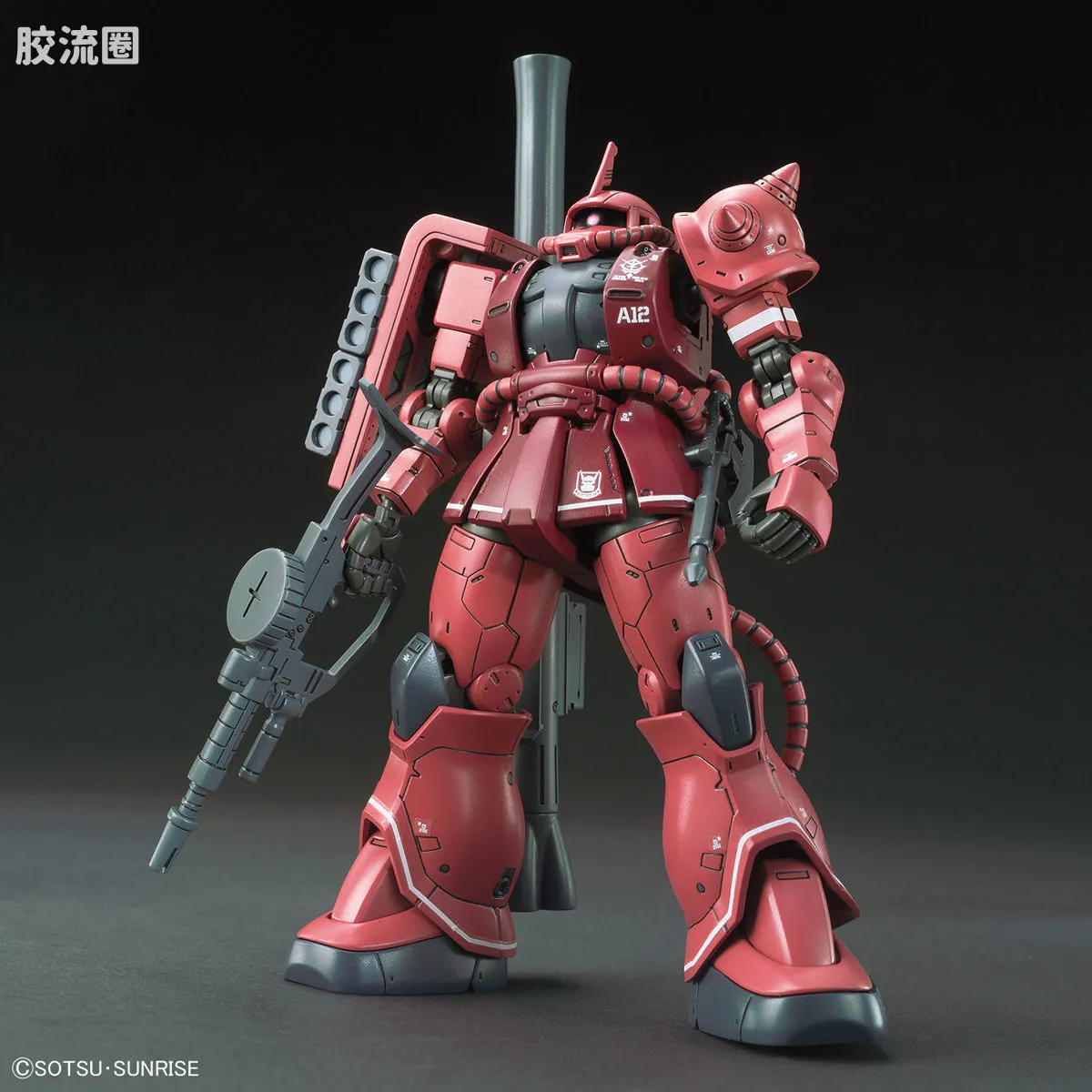 HG 高达The Origin 普通版 MS-06S 夏亚专用扎古II 红色彗星Ver. - 图片