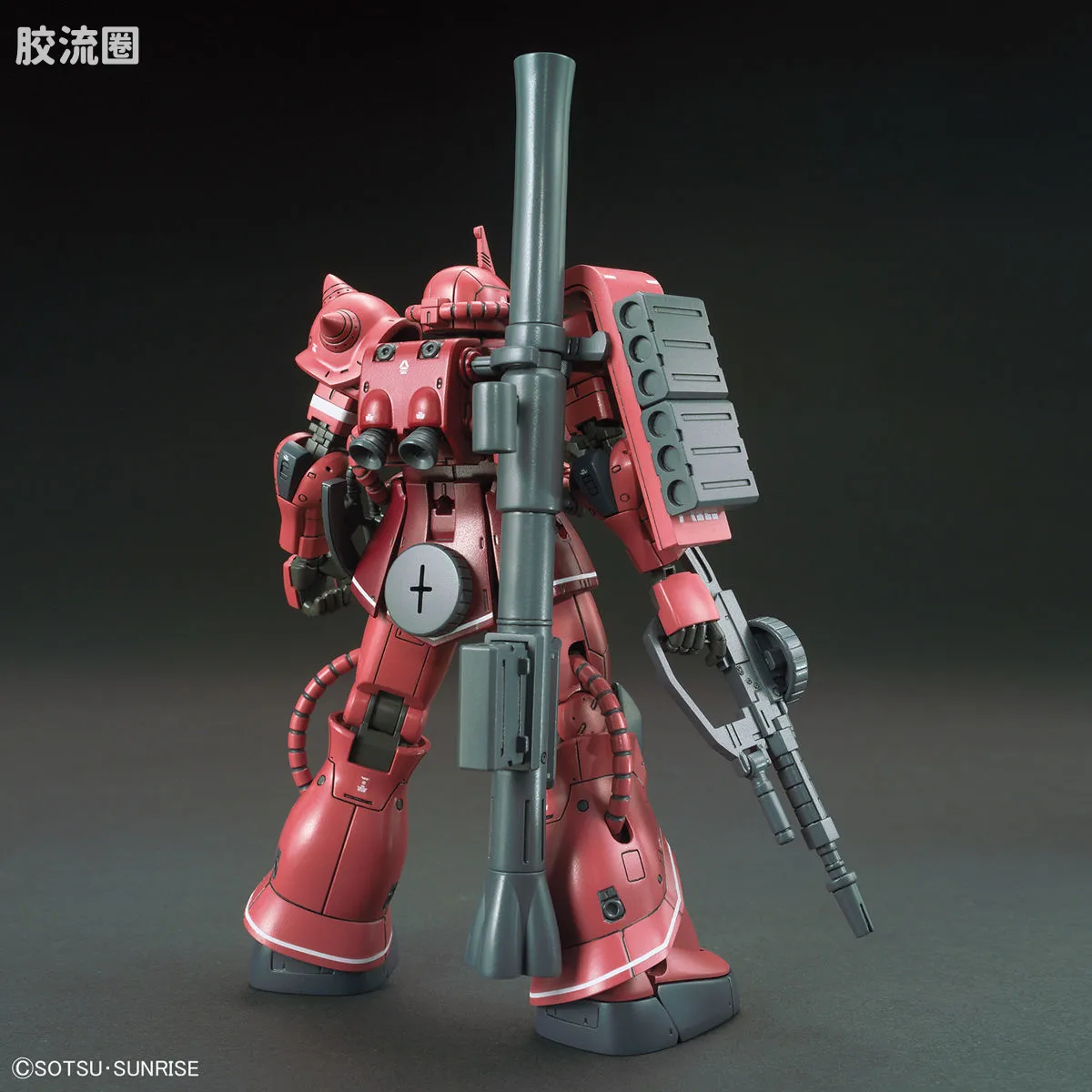 HG 高达The Origin 普通版 MS-06S 夏亚专用扎古II 红色彗星Ver. - 图片