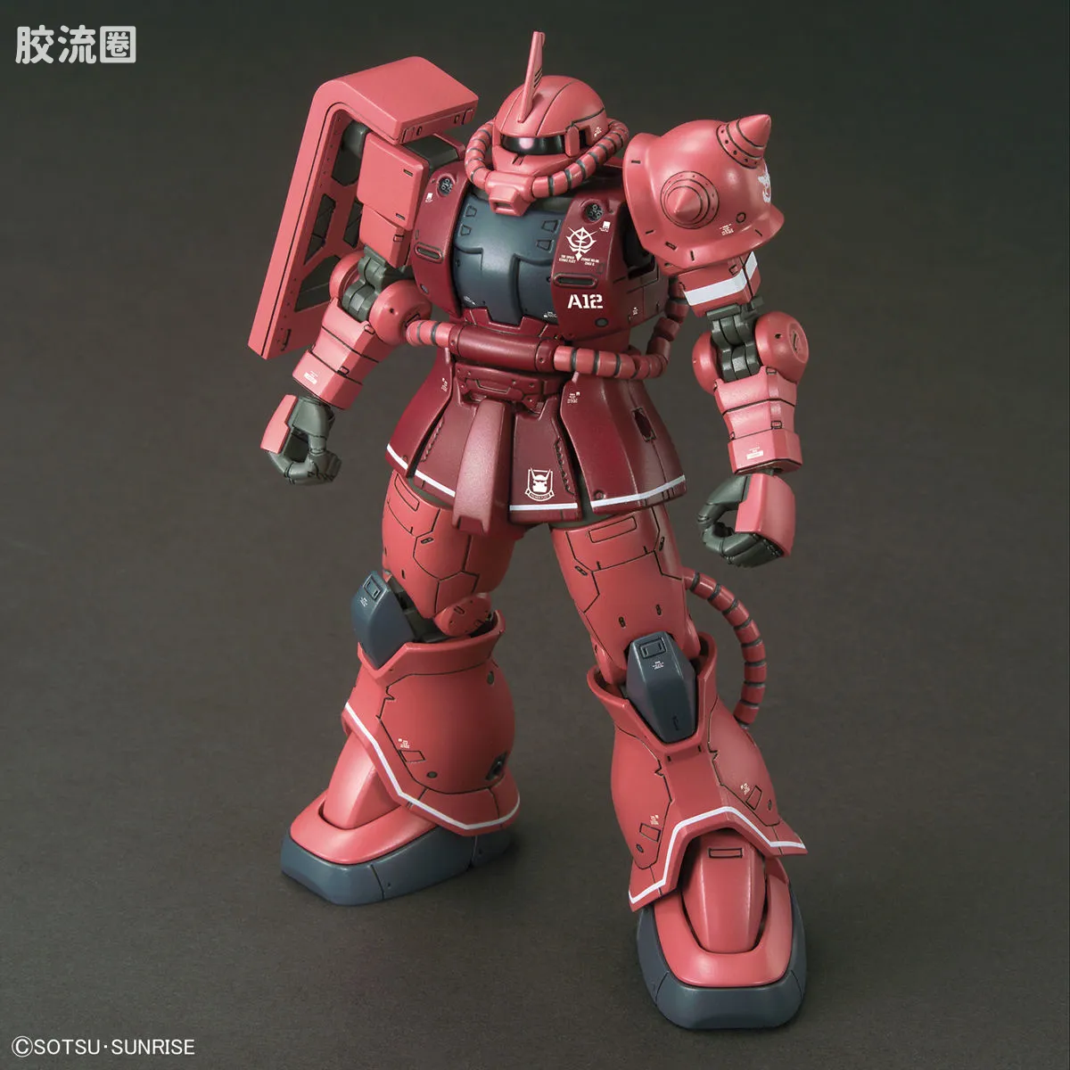 HG 高达The Origin 普通版 MS-06S 夏亚专用扎古II 红色彗星Ver. - 图片