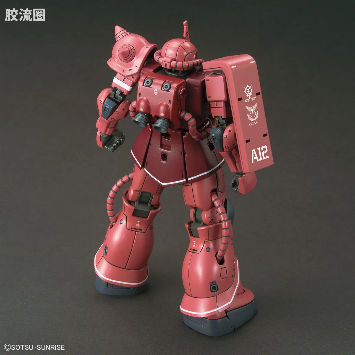 HG 高达The Origin 普通版 MS-06S 夏亚专用扎古II 红色彗星Ver. - 图片