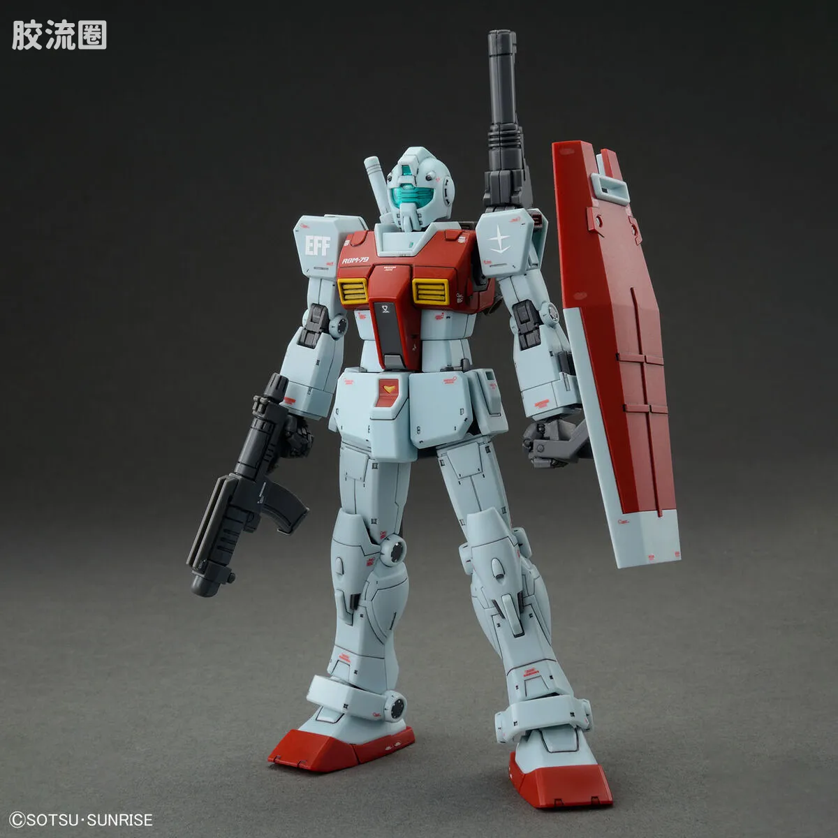 HG 高达The Origin 普通版 RGM-79 吉姆(肩部加农炮/导弹舱装备) - 图片