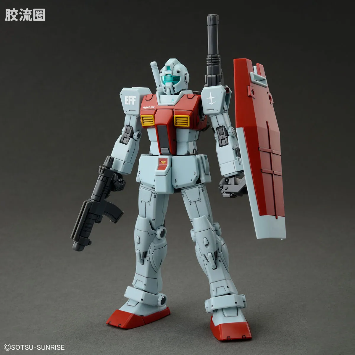 HG 高达The Origin 普通版 RGM-79 吉姆(肩部加农炮/导弹舱装备) - 图片