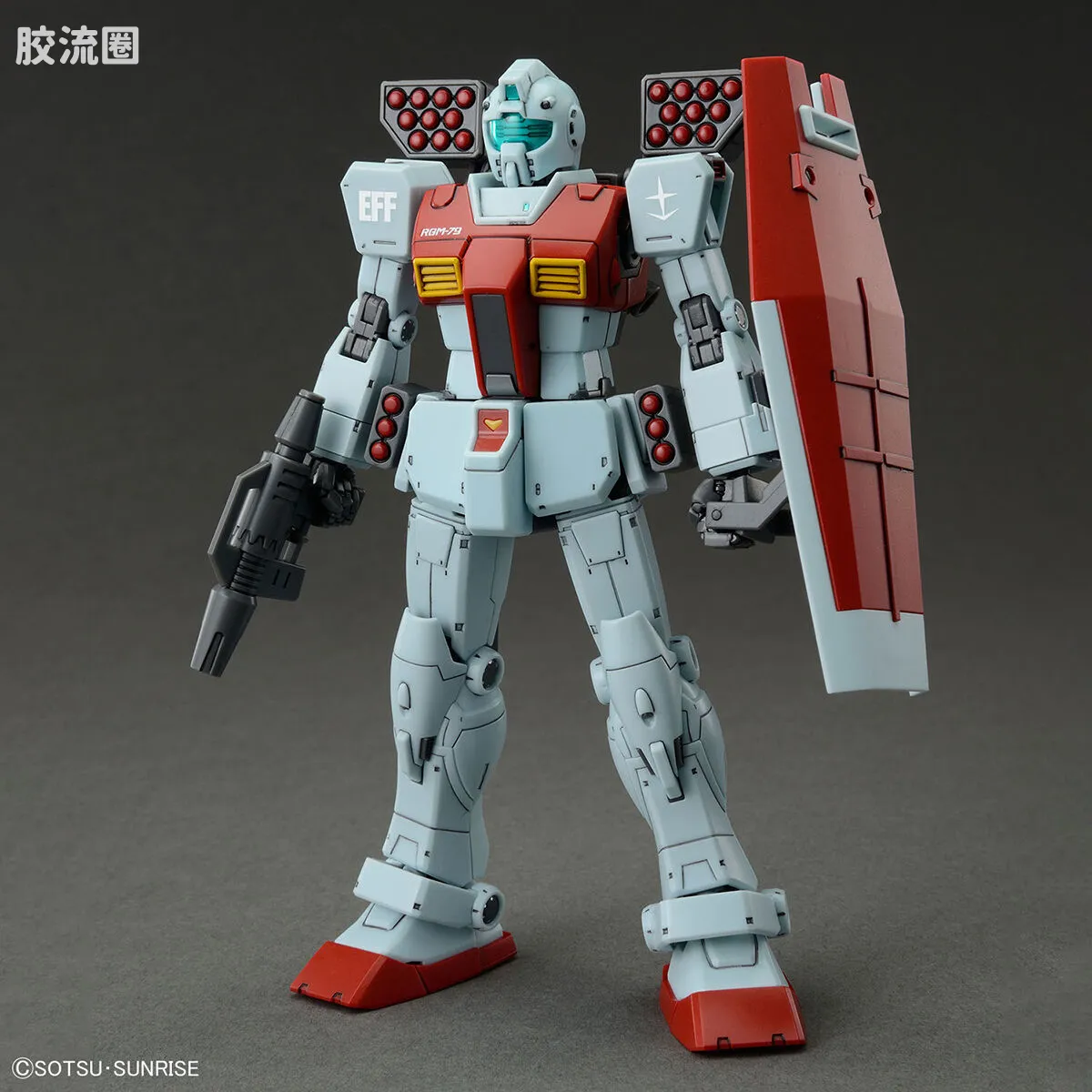 HG 高达The Origin 普通版 RGM-79 吉姆(肩部加农炮/导弹舱装备) - 图片