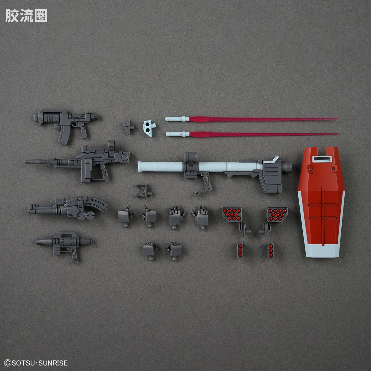 HG 高达The Origin 普通版 RGM-79 吉姆(肩部加农炮/导弹舱装备) - 图片