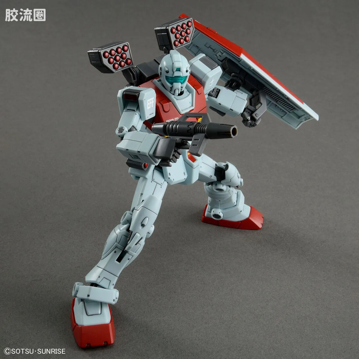 HG 高达The Origin 普通版 RGM-79 吉姆(肩部加农炮/导弹舱装备) - 图片