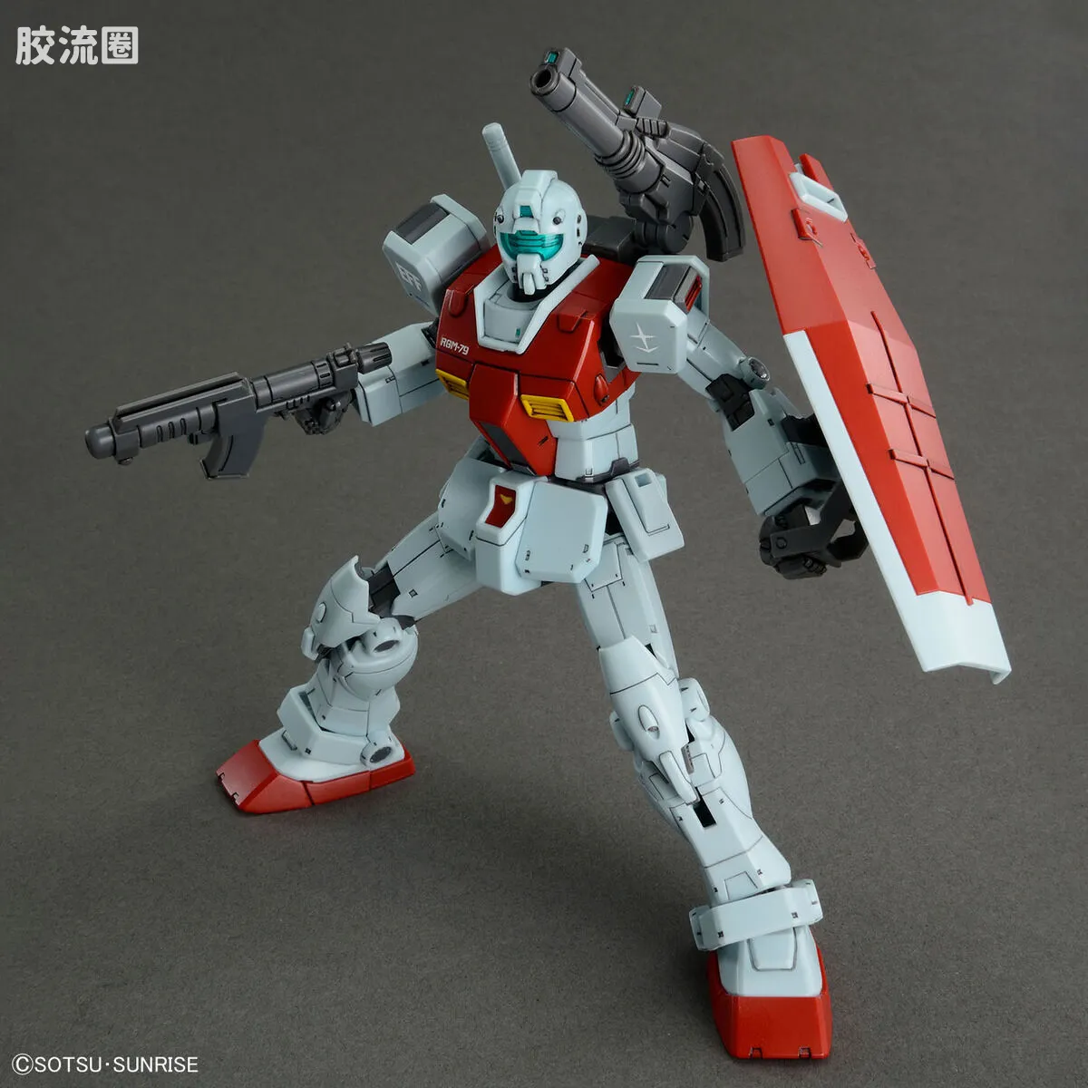 HG 高达The Origin 普通版 RGM-79 吉姆(肩部加农炮/导弹舱装备) - 图片