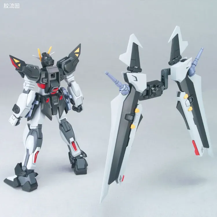 机动战士高达SEED HG SEED&SEED DESTINY 41 GAT-X105E+AQM/E-X09S 漆黑强袭高达 - 图片