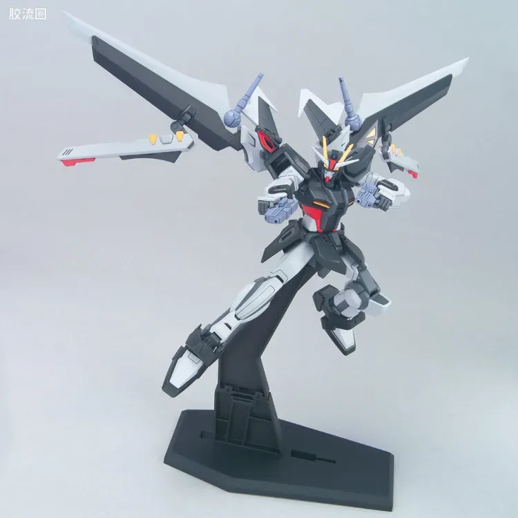 机动战士高达SEED HG SEED&SEED DESTINY 41 GAT-X105E+AQM/E-X09S 漆黑强袭高达 - 图片