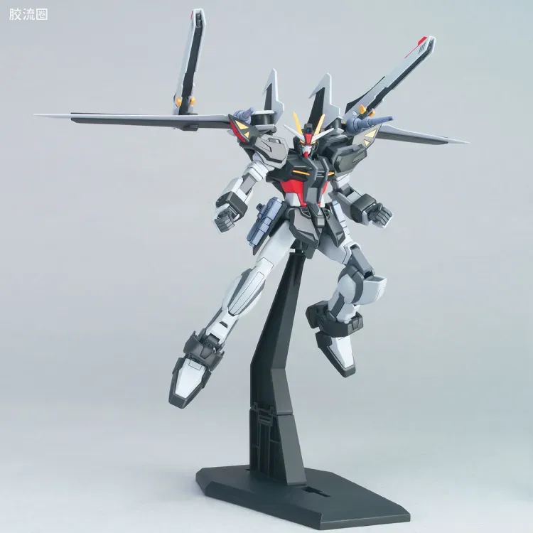 机动战士高达SEED HG SEED&SEED DESTINY 41 GAT-X105E+AQM/E-X09S 漆黑强袭高达 - 图片