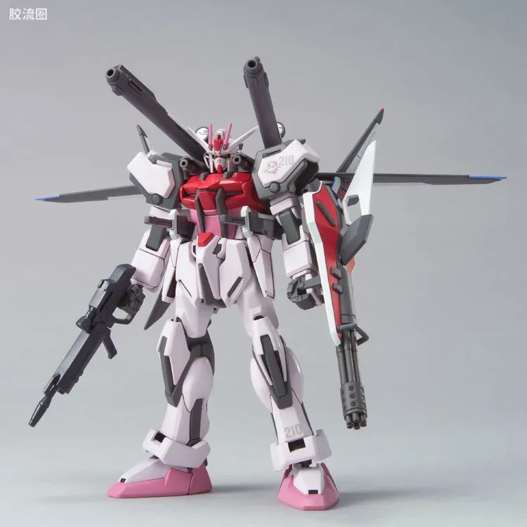 机动战士高达SEED HG SEED MSV 01 MBF-02+P202QX 强袭嫣红I.W.S.P. - 图片