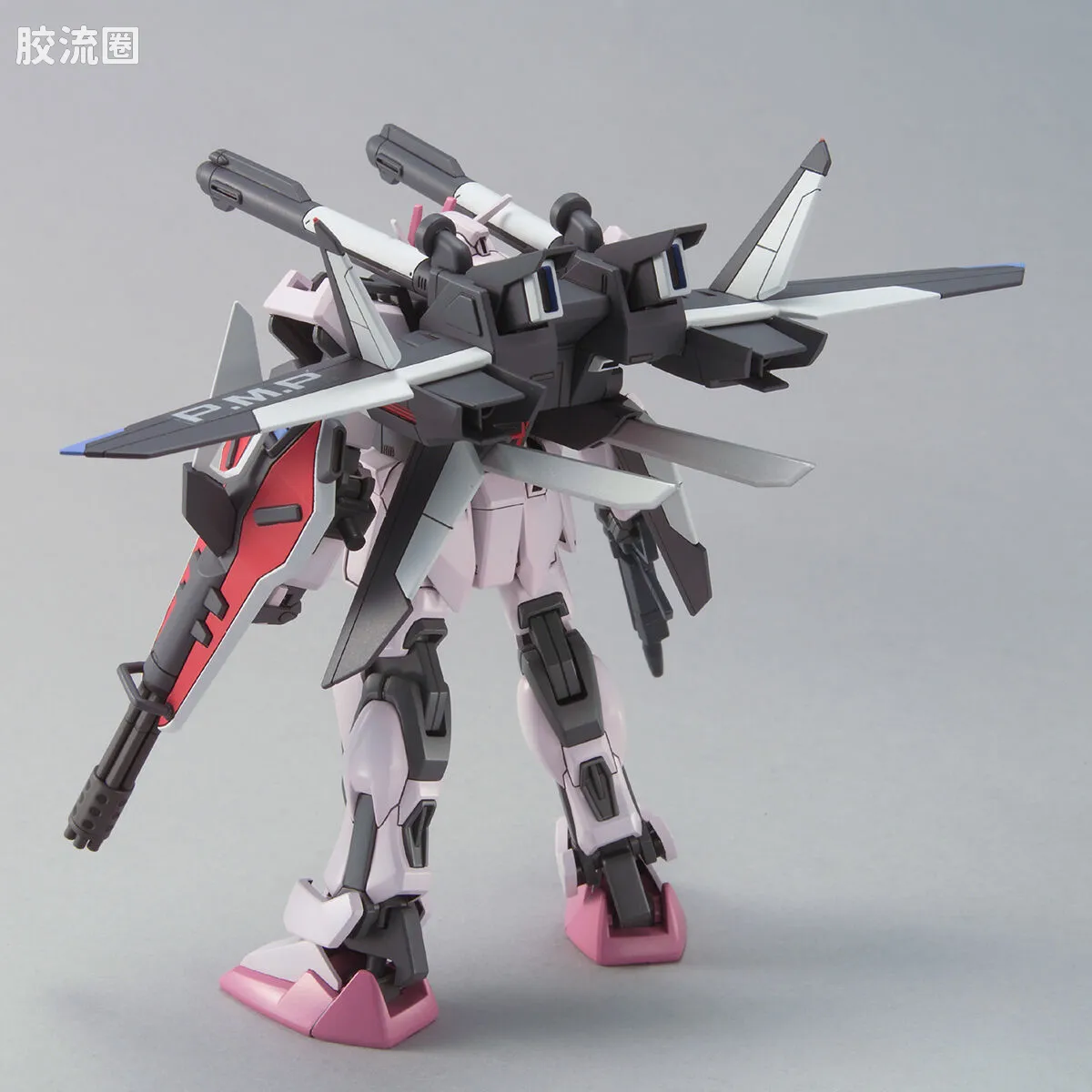 机动战士高达SEED HG SEED MSV 01 MBF-02+P202QX 强袭嫣红I.W.S.P. - 图片