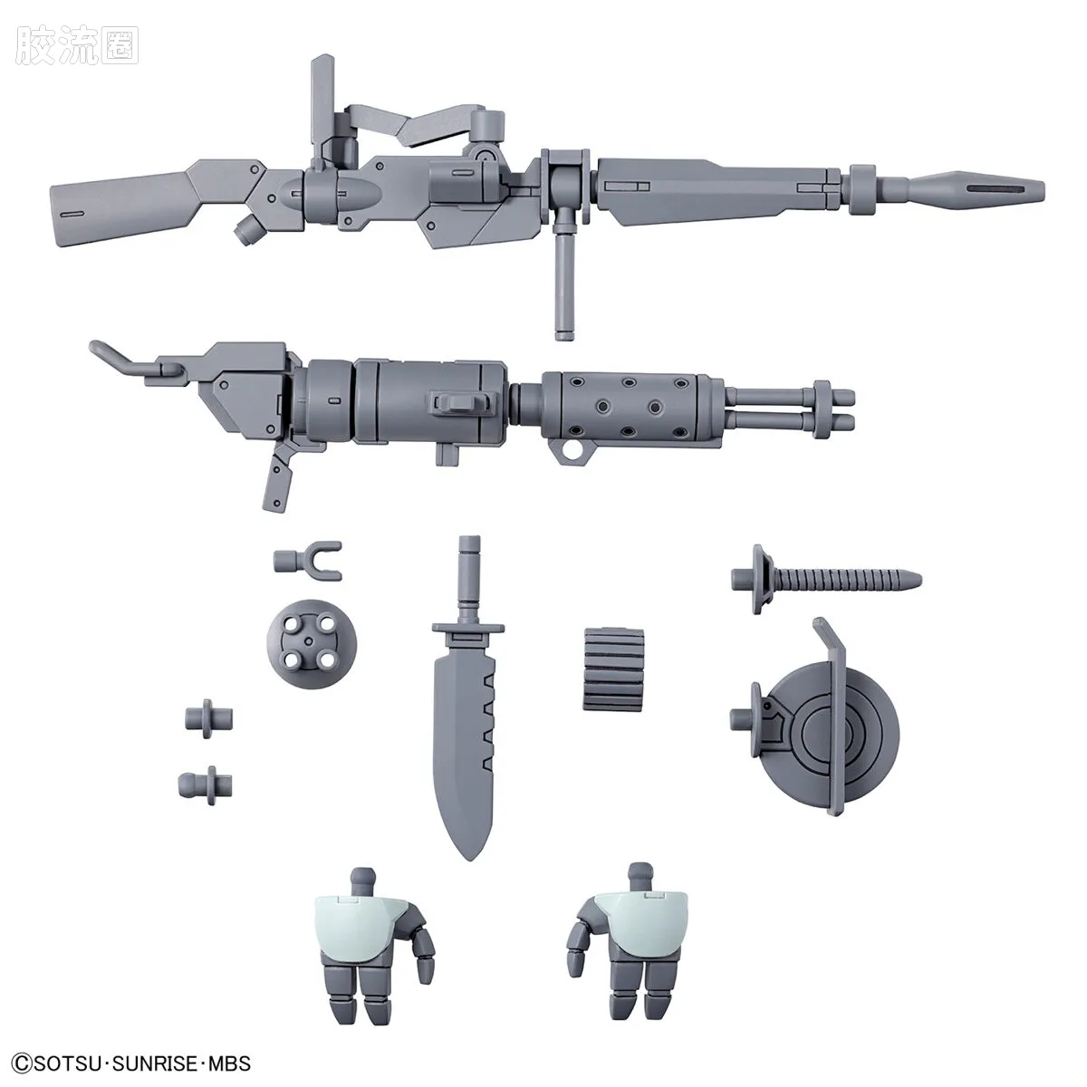 HG高达水星的魔女拼装模型 HG 普通版 10 学院训练机用扩张配件套装 - 图片
