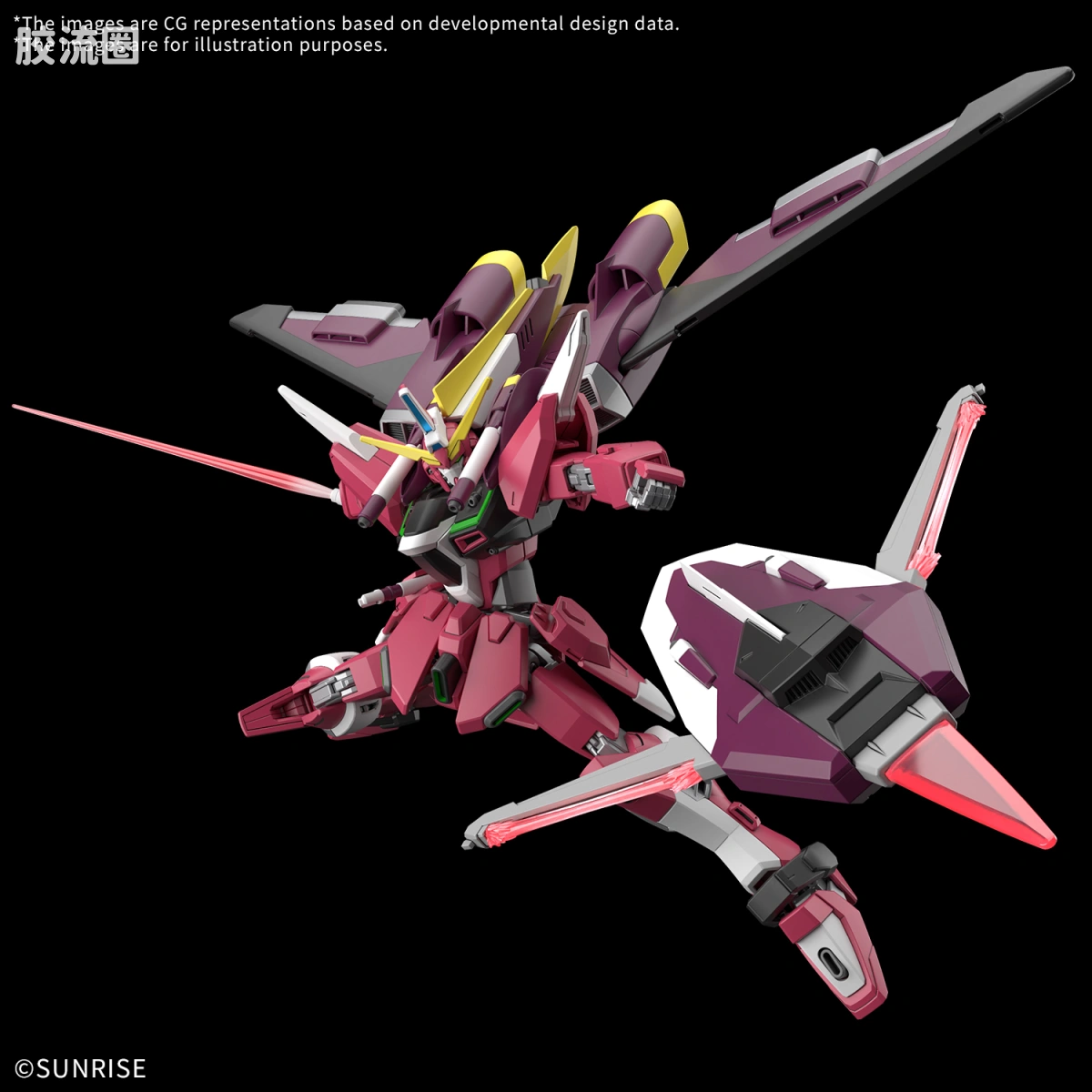 HGUC 普通版 无限正义高达&推进组件（暂定） - 图片