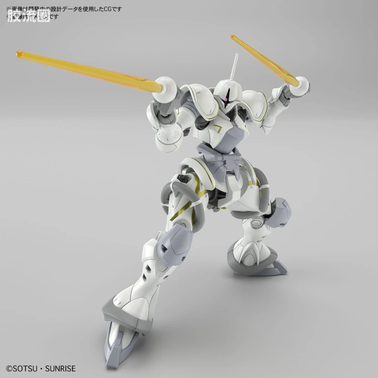 HG GQuuuuuuX系列 GQuuuuuuX普通版 07 泽维尔专用强人(白瓷装备) - 图片
