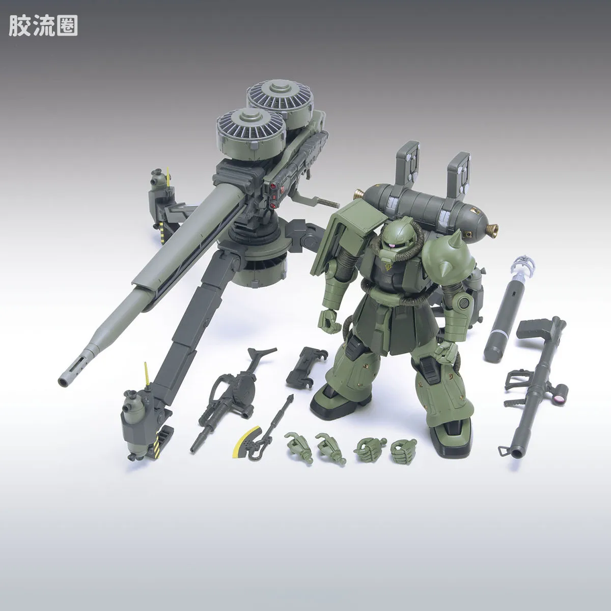 HG 雷霆宙域 普通版 扎古II+大枪套装（高达THUNDERBOLT Ver.） - 图片