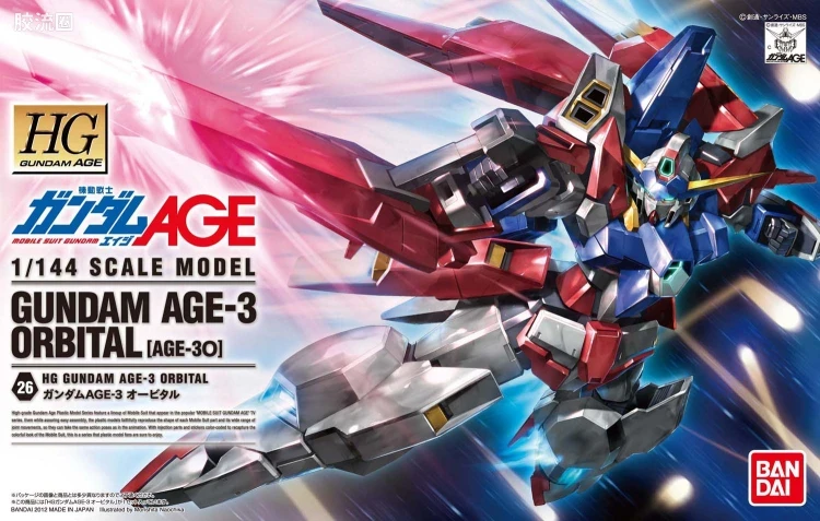 高达AGE HG AGE 普通版 26 高达AGE-3 轨道型 - 图片