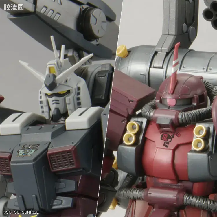 HG 雷霆宙域 其他限定版 全装甲高达VS精神力扎古套装(《机动战士高达 雷霆宙域》10周年纪念Ver.) - 图片