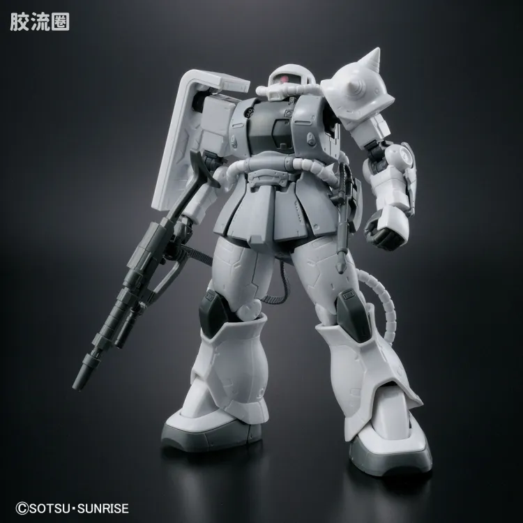 HG 高达The Origin 其他限定版 MS-06 扎古II C-6/R6 DIY白色涂装模型 - 图片