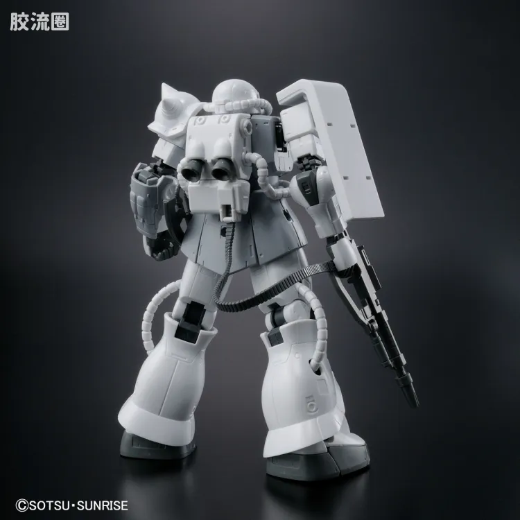 HG 高达The Origin 其他限定版 MS-06 扎古II C-6/R6 DIY白色涂装模型 - 图片