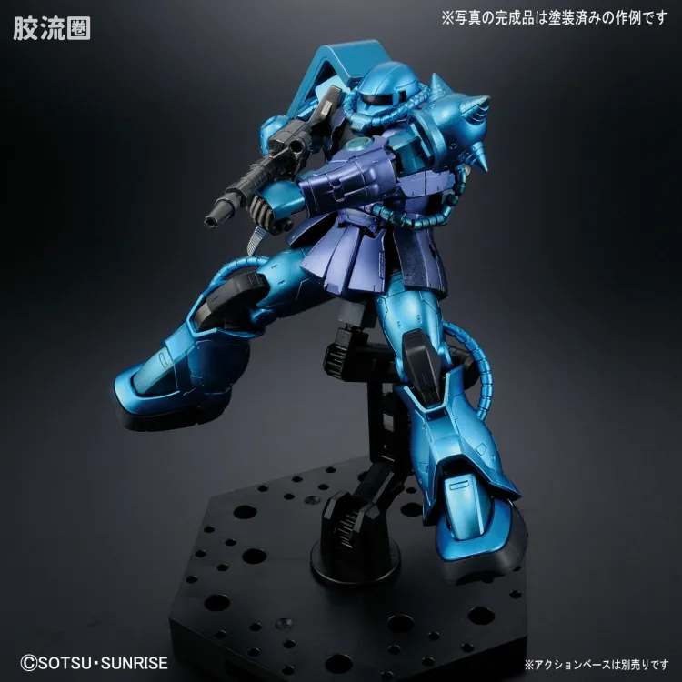 HG 高达The Origin 其他限定版 MS-06 扎古II C-6/R6 DIY白色涂装模型 - 图片