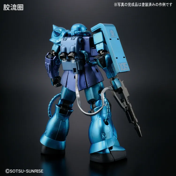 HG 高达The Origin 其他限定版 MS-06 扎古II C-6/R6 DIY白色涂装模型 - 图片