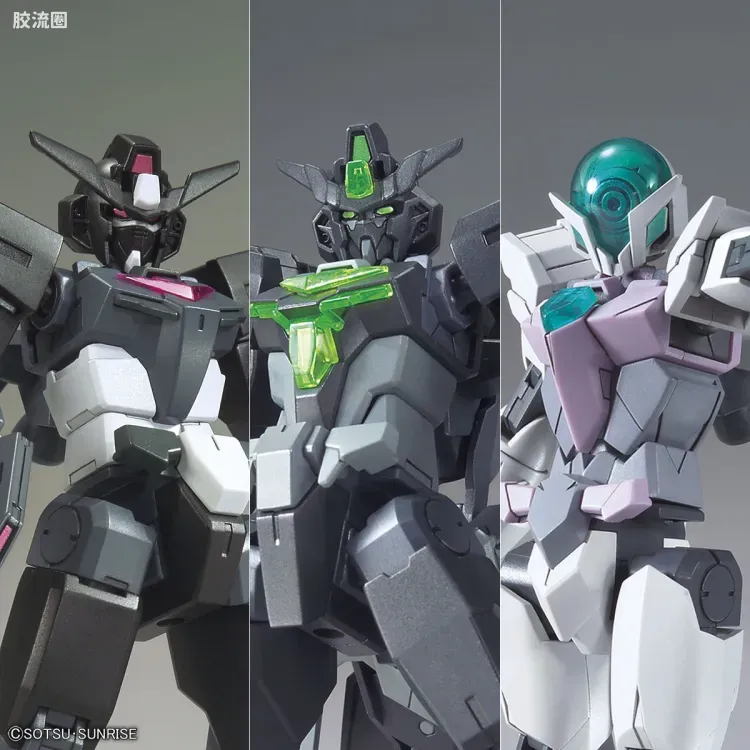 钢普拉Build 综合 其他限定版 HGBD:R 核心高达&核心高达II&亚尔斯核心高达[低可视度配色ver.] - 图片