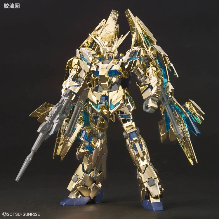 HGUC 其他限定版 独角兽高达3号机 菲尼克斯 (毁灭模式) 金银电镀套装 基地限定版 - 图片