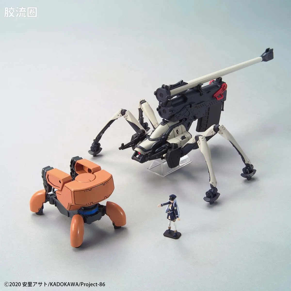 万代综合拼装模型系列 HG 86-不存在的地域- Juggernaut(远距离炮击式样) - 图片