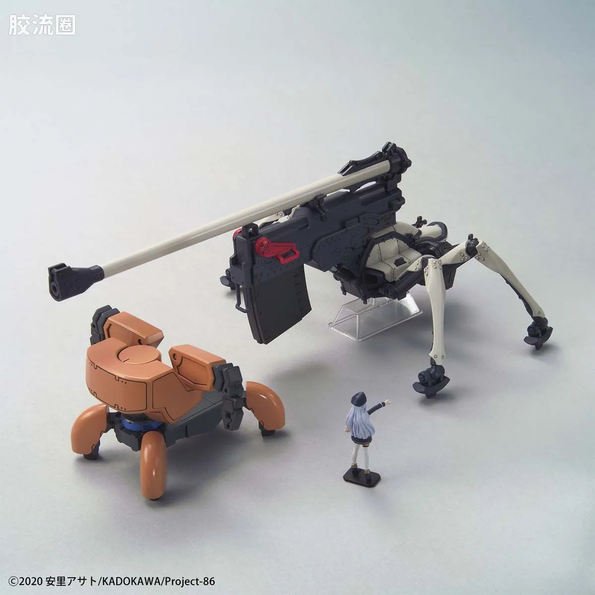 万代综合拼装模型系列 HG 86-不存在的地域- Juggernaut(远距离炮击式样) - 图片