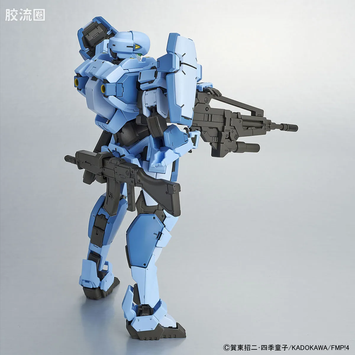 万代综合拼装模型系列 全金属狂潮 M9 Aggressor部队机 - 图片