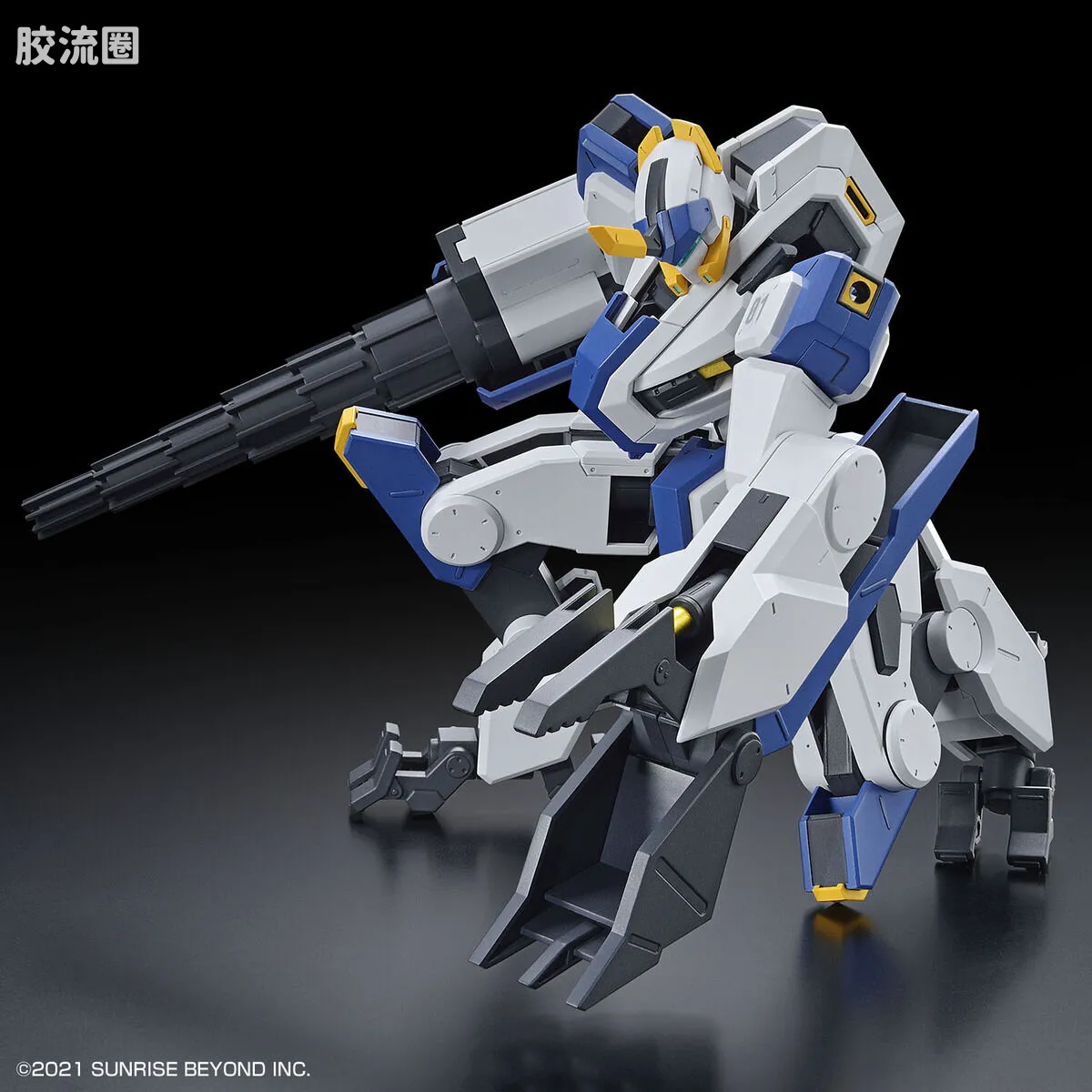 万代综合拼装模型系列 HG 境界战机 HG 境界战机 MAILeS 白稚 钩爪钻头装备 - 图片