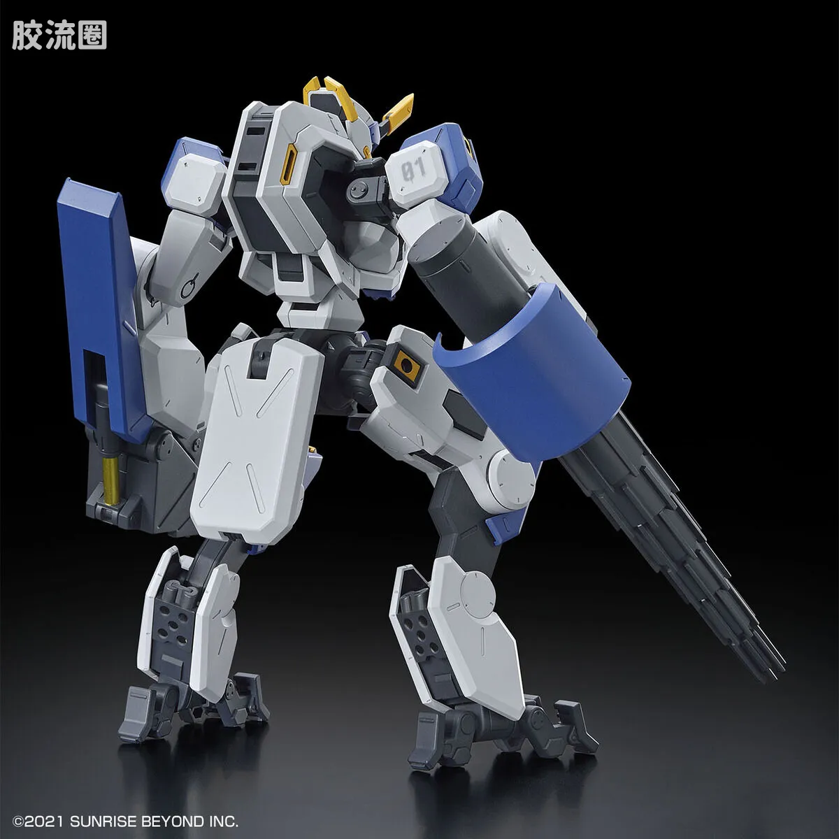 万代综合拼装模型系列 HG 境界战机 HG 境界战机 MAILeS 白稚 钩爪钻头装备 - 图片
