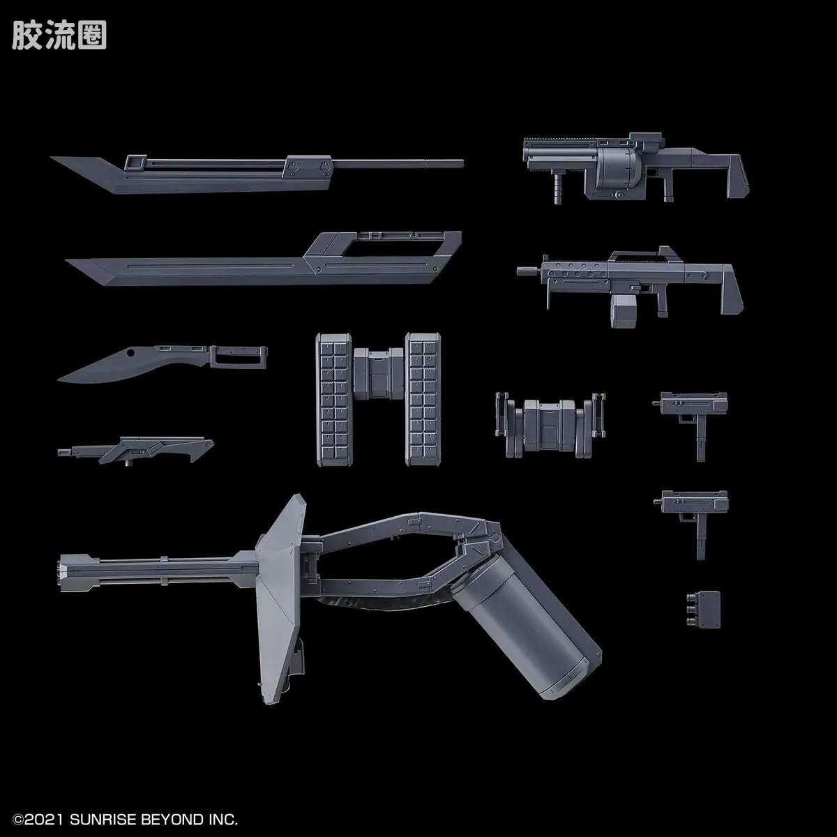 万代综合拼装模型系列 HG 境界战机 武器套装2 - 图片