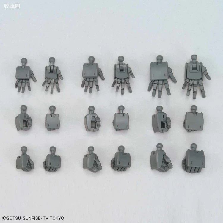 钢普拉Build 综合 HG BUILD CUSTOM 043 BUILDHANDS角SML 造型手 - 图片
