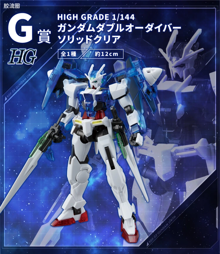 钢普拉Build 综合 其他限定版 HGBD OO潜行者高达 一番赏G赏 实色透明版