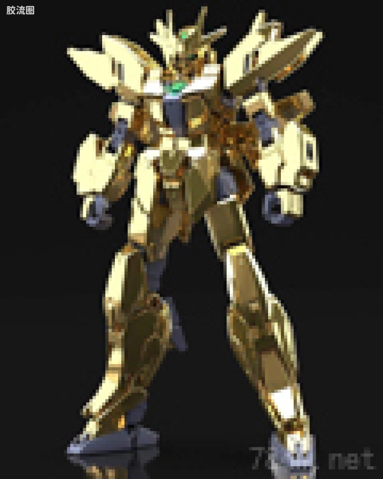 HGBD:R 地球三型高达 (金色电镀)