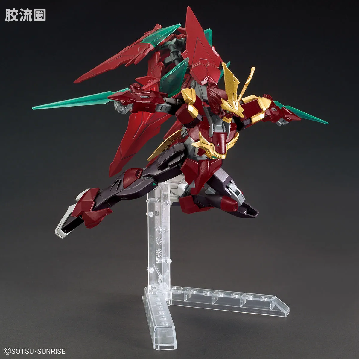 钢普拉Build 综合 HGBF 057 忍者脉冲高达 - 图片