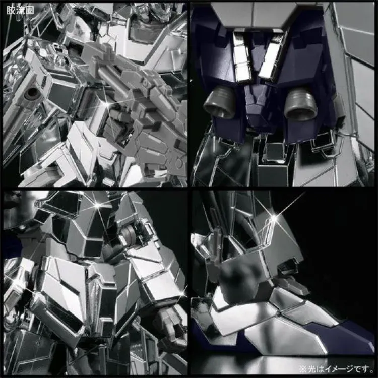 HGUC 网络限定版 独角兽3号机PHENEX type RC (独角兽模式) 电镀银Ver. - 图片