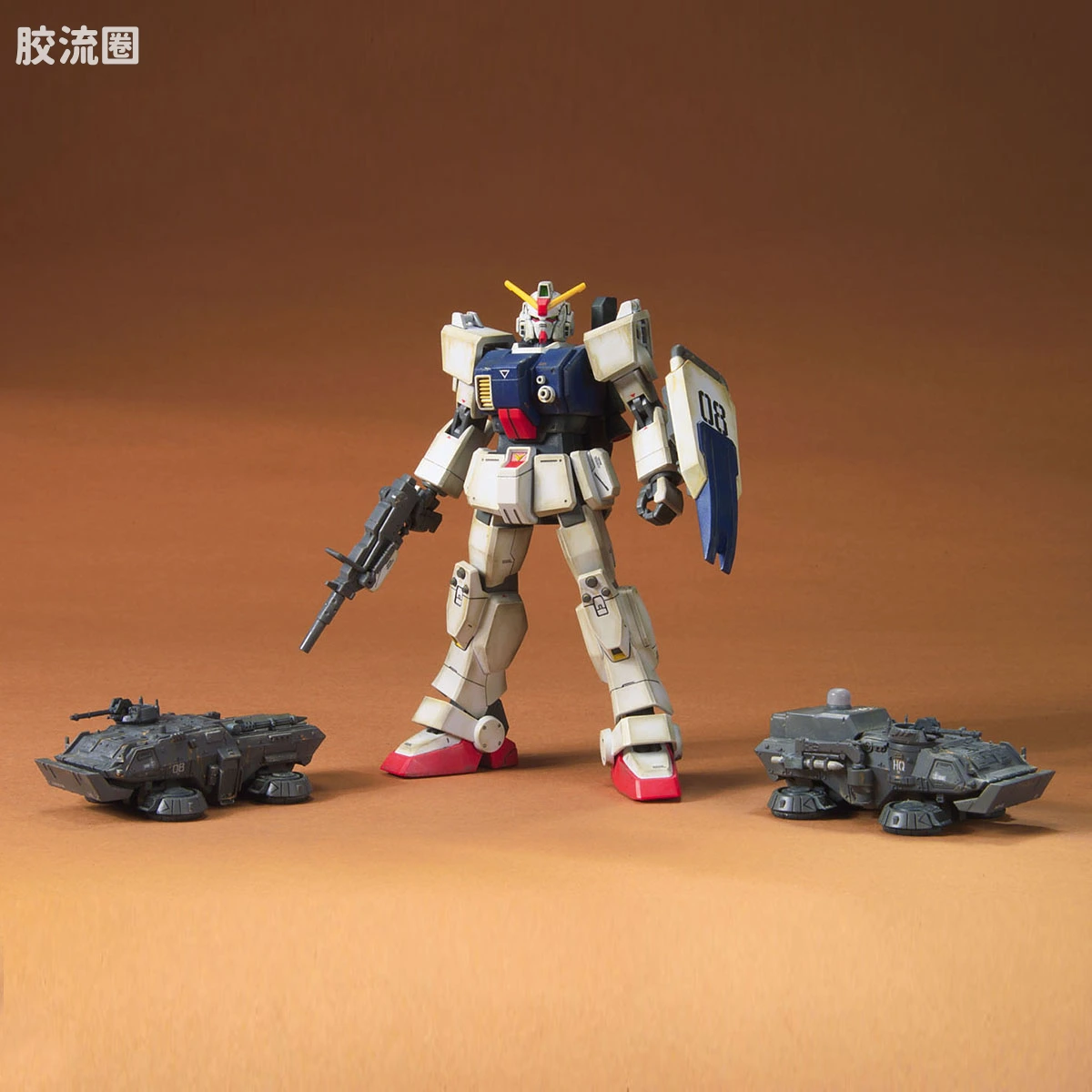 HGUC HG U.C.Hard Graph 陆战型高达&74式气垫卡车套装 - 图片