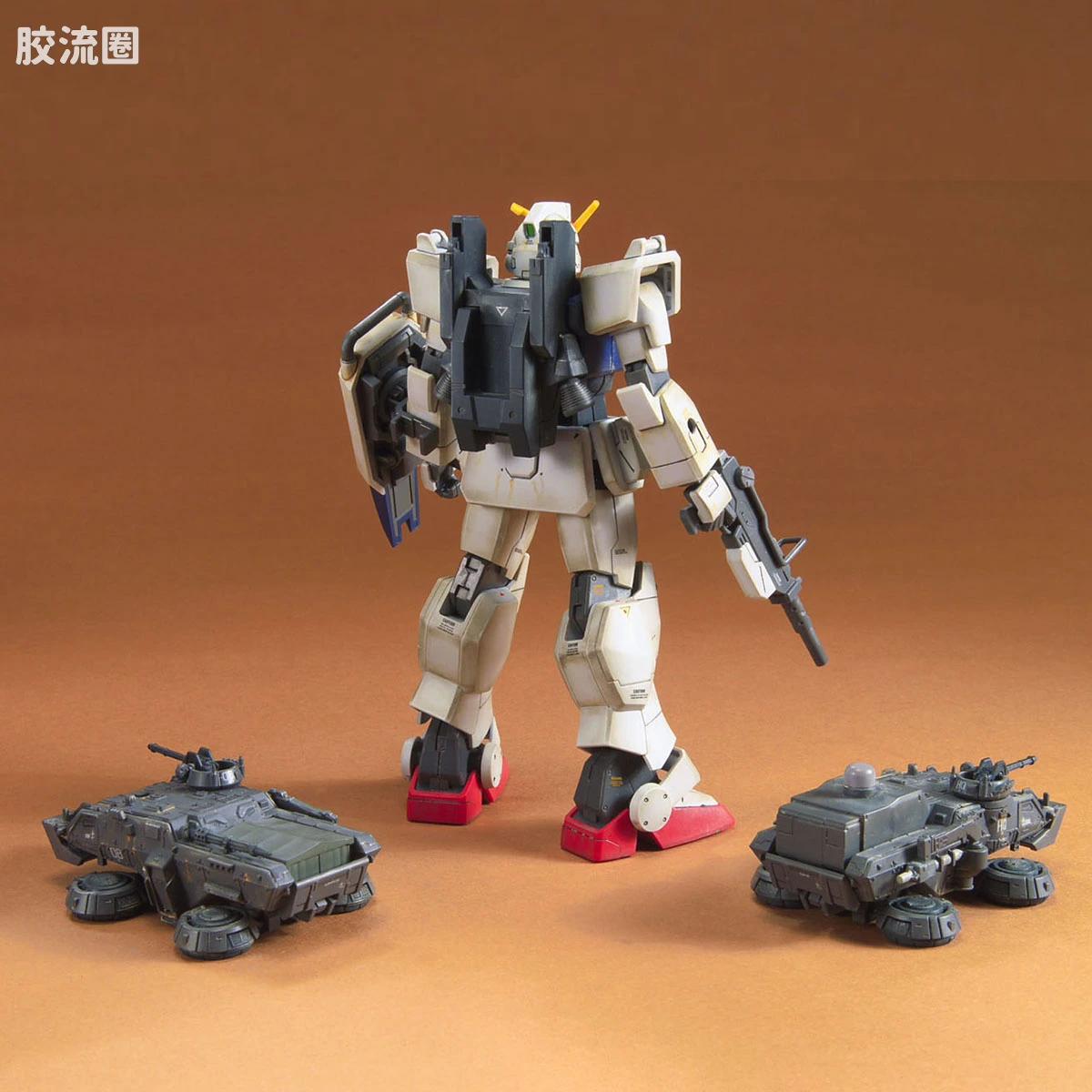 HGUC HG U.C.Hard Graph 陆战型高达&74式气垫卡车套装 - 图片