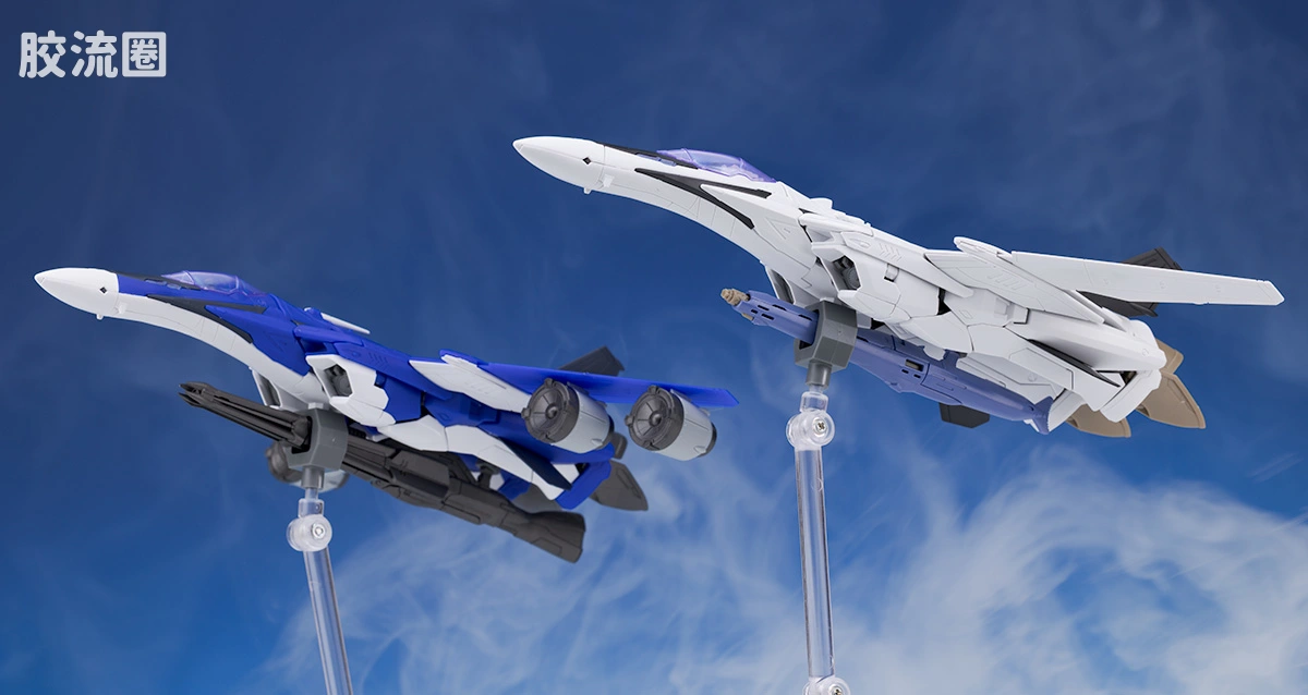 万代超时空要塞系列拼装模型 HG 1/100系列 HG 1/100 VF-25G MESSIAH VALKYRIE MICHAEL CUSTOM 豪华套装 - 图片